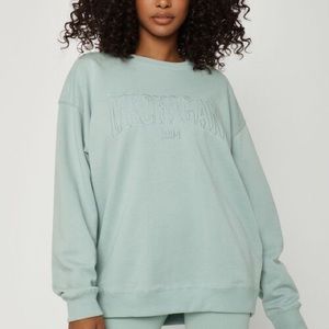 Mint Green Crewneck Sweatshirt